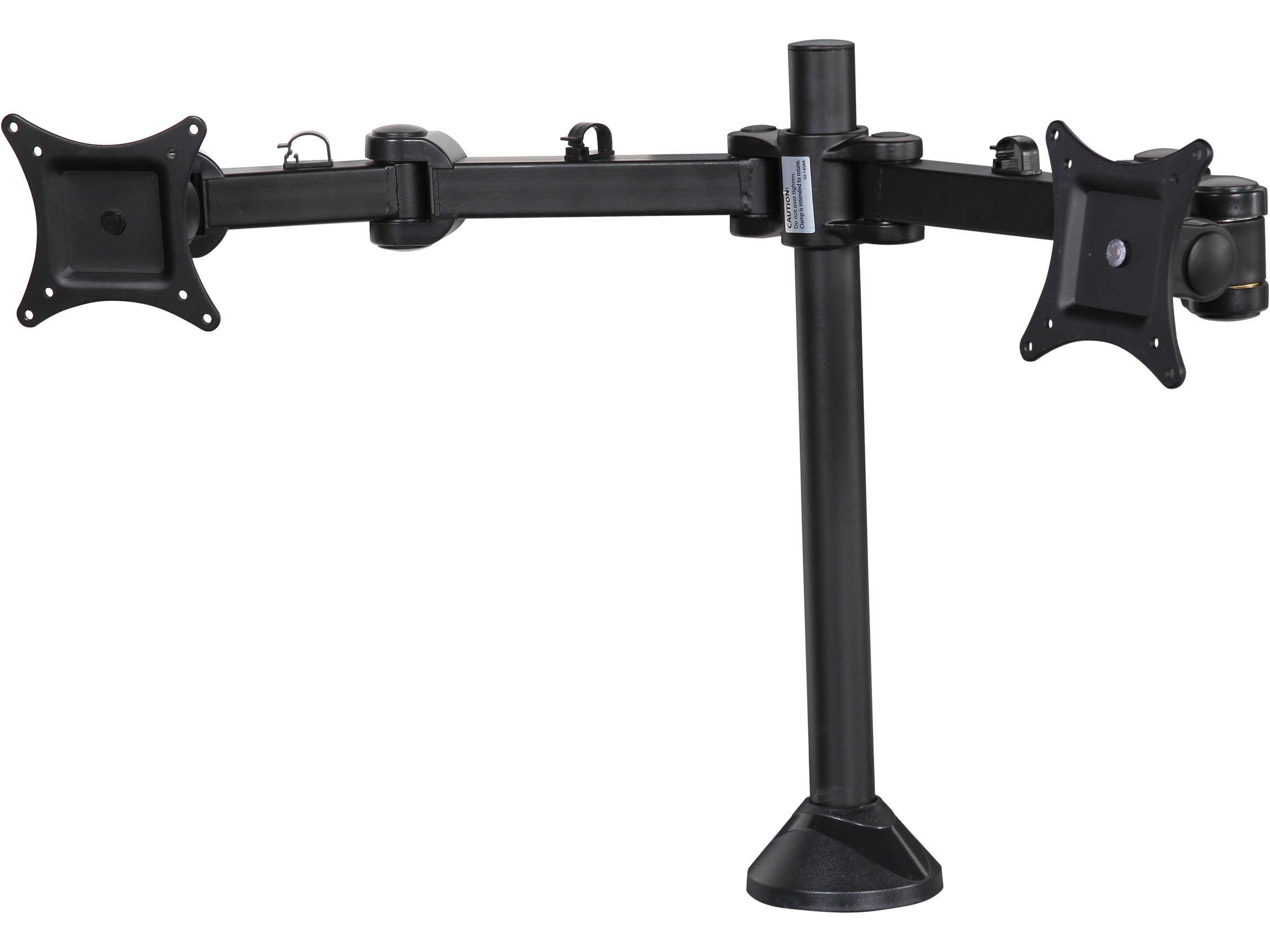 SIIG CE-MT0Q11-S1 Articulating Dual Monitor Desk Mount - 13" to 27"