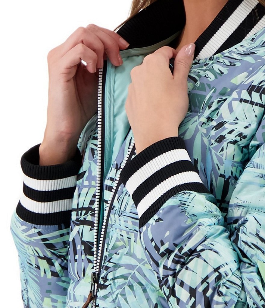 Obermeyer Paige HydroBlock&reg; Classic Quilted Down Tropical Print Jacket