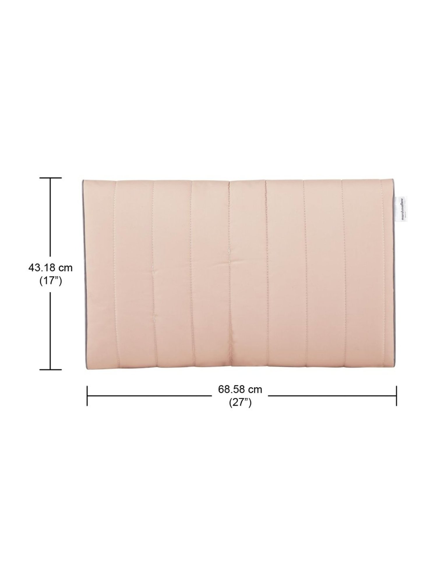 Godrej Interio Marshmallow ?Peach Orange Pillow