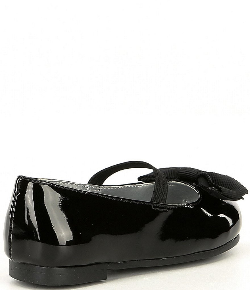 Copper Key Joyyful-T Patent Bow Ballet Flats (Toddler)