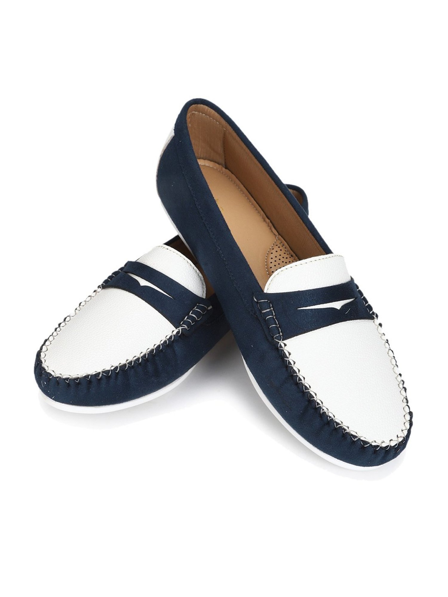 Yoho Women's Navy Casual Loafers