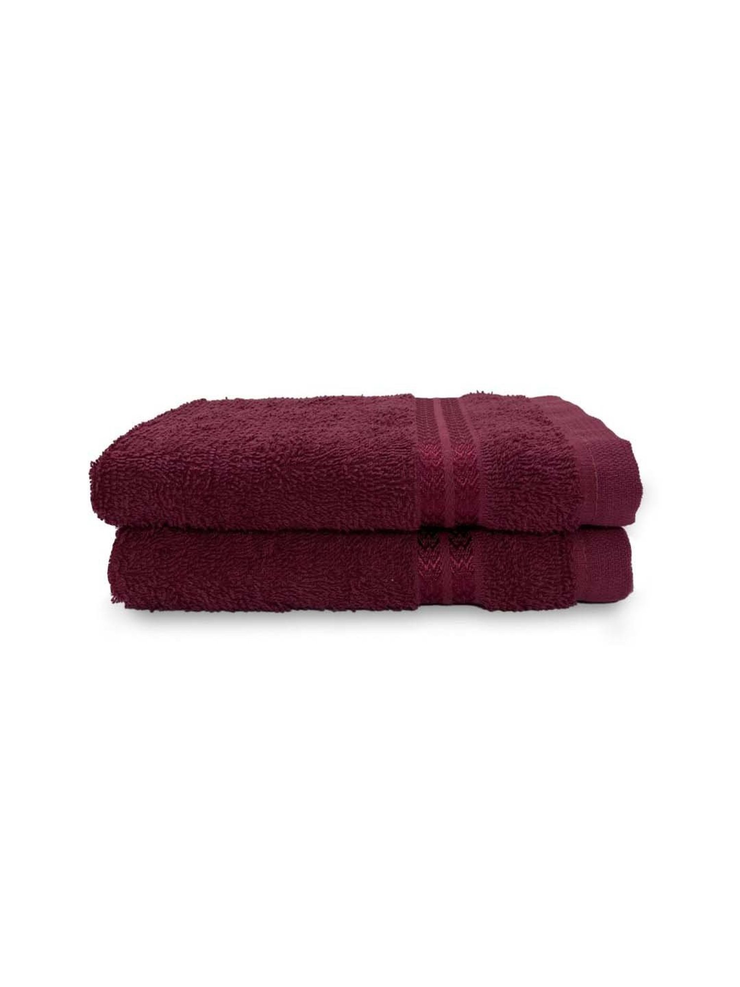 Welspun Anti-Bacterial Berry Cotton 380 GSM Hand Towel - Set of 2