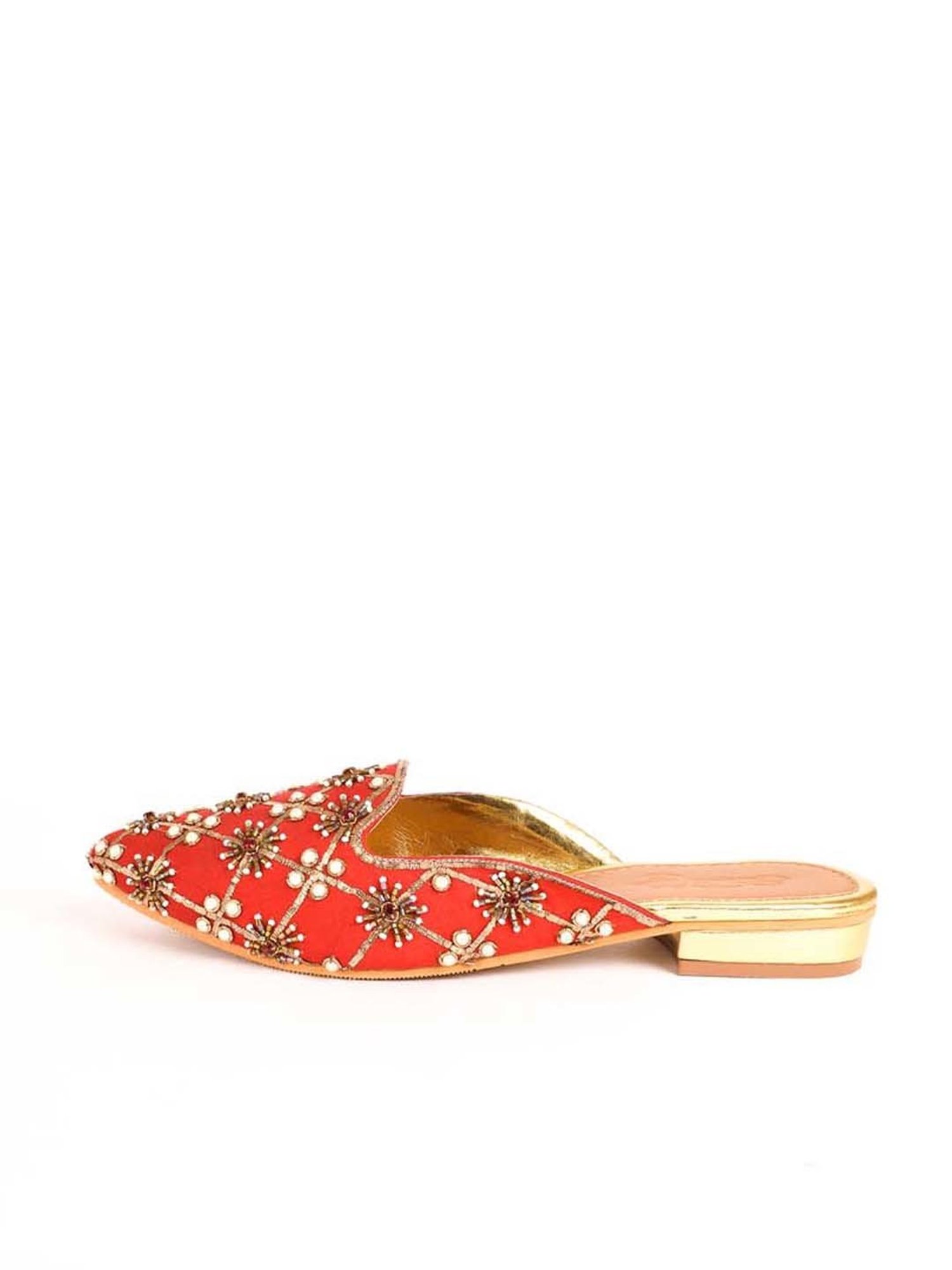 Sole House Women's Red Mule Shoes
