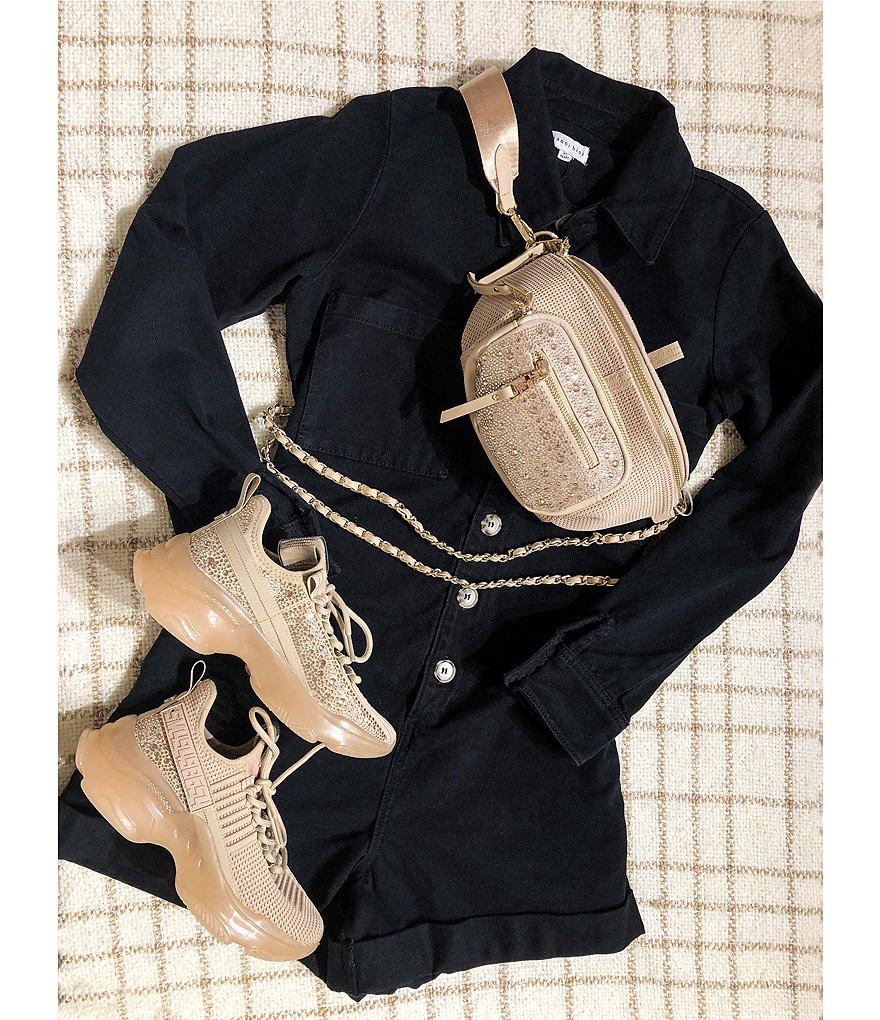 Every Stripe Long Sleeve Button Front Romper