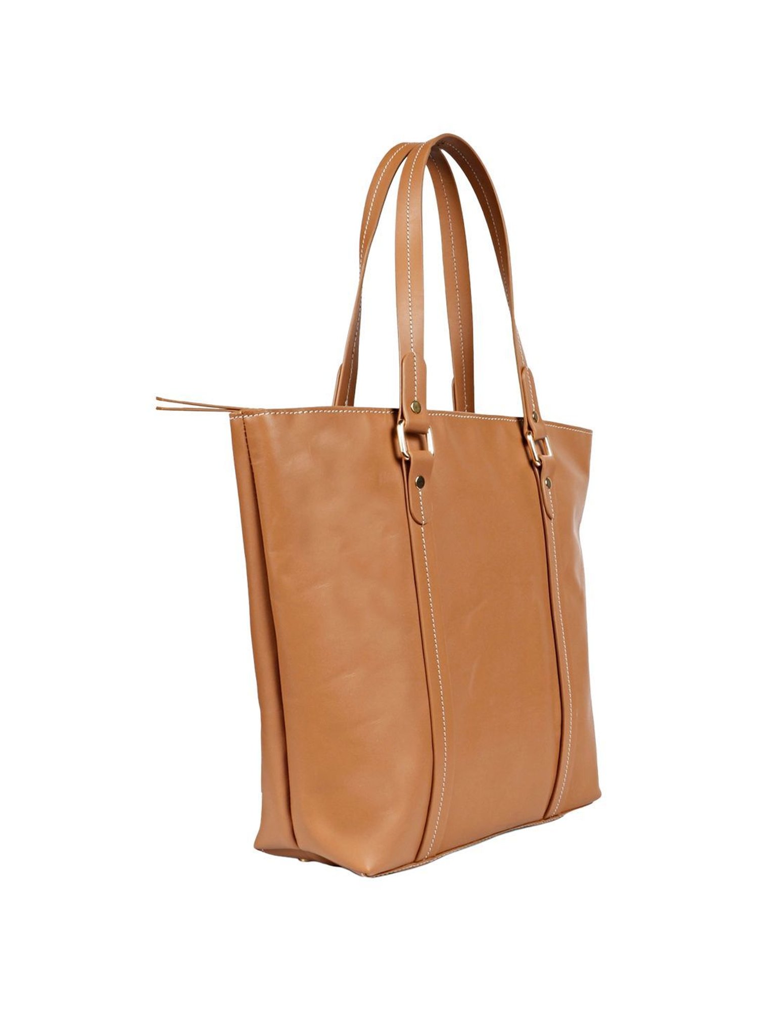 Favore Tan Solid Medium Totes
