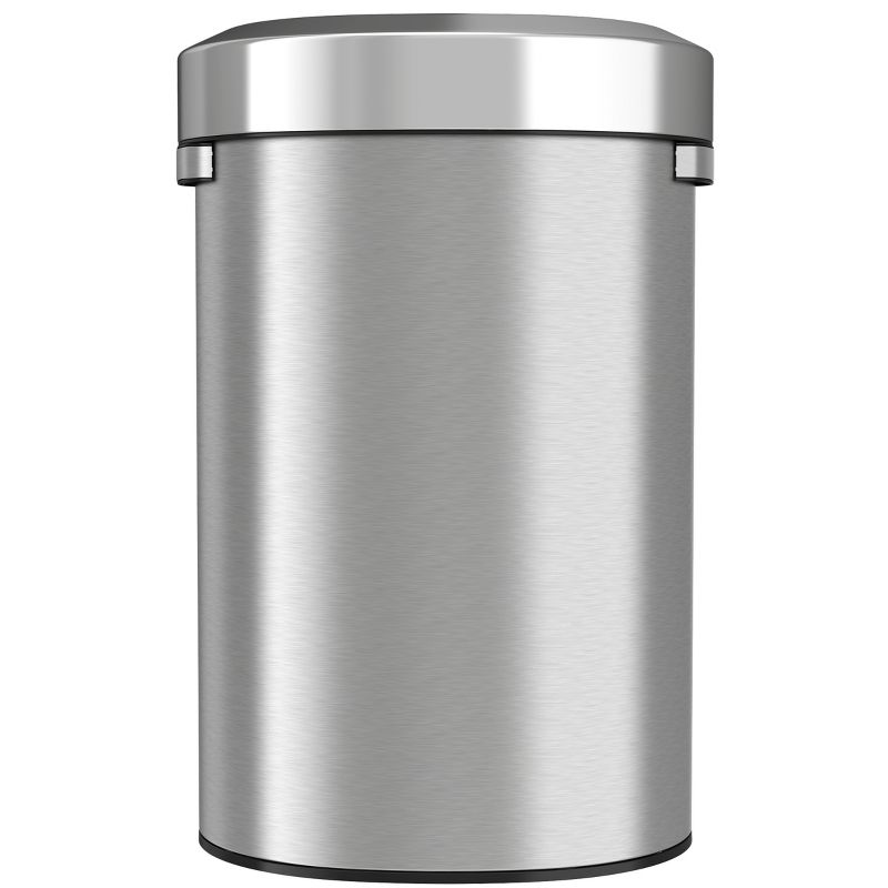 Rubbermaid 8 Quart Traditional Square Top Bedroom, Bathroom, and Office Wastebasket Trash Can, White (2 Pack)