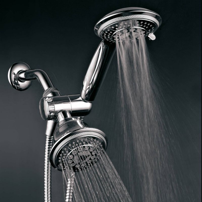 Aqua Dance 3 Way Combo Showerhead Chrome - HoteSpa