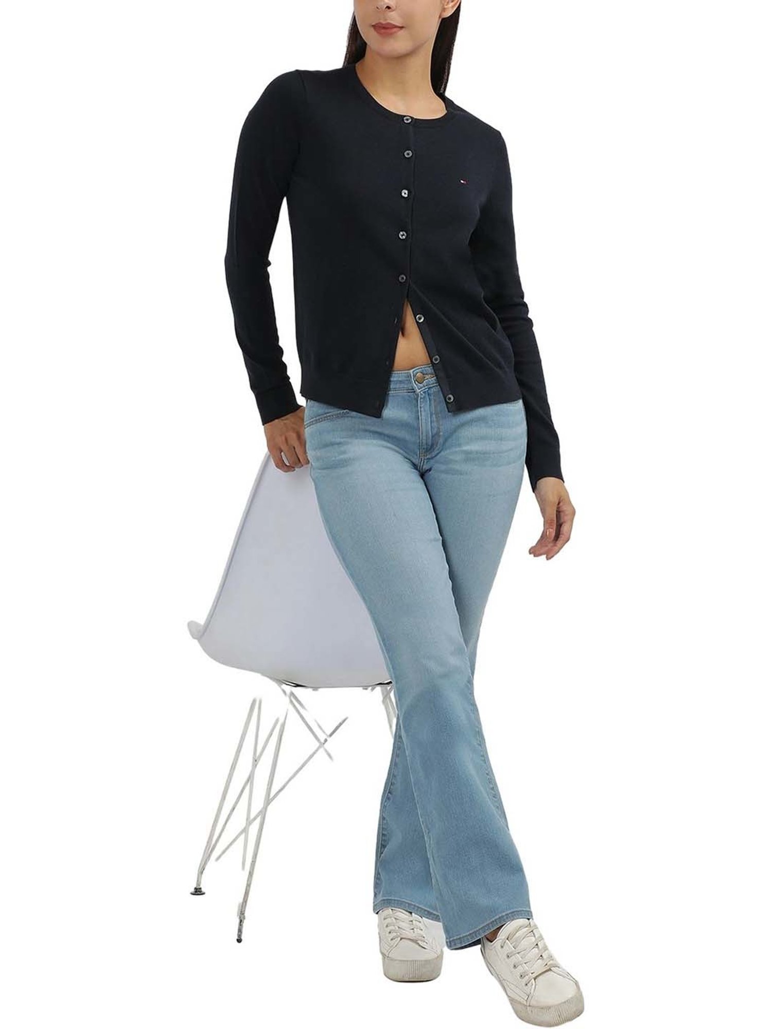 Tommy Hilfiger Navy Regular Fit Cardigan