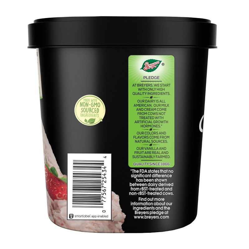 Breyers All Natural Strawberry Ice Cream - 48oz