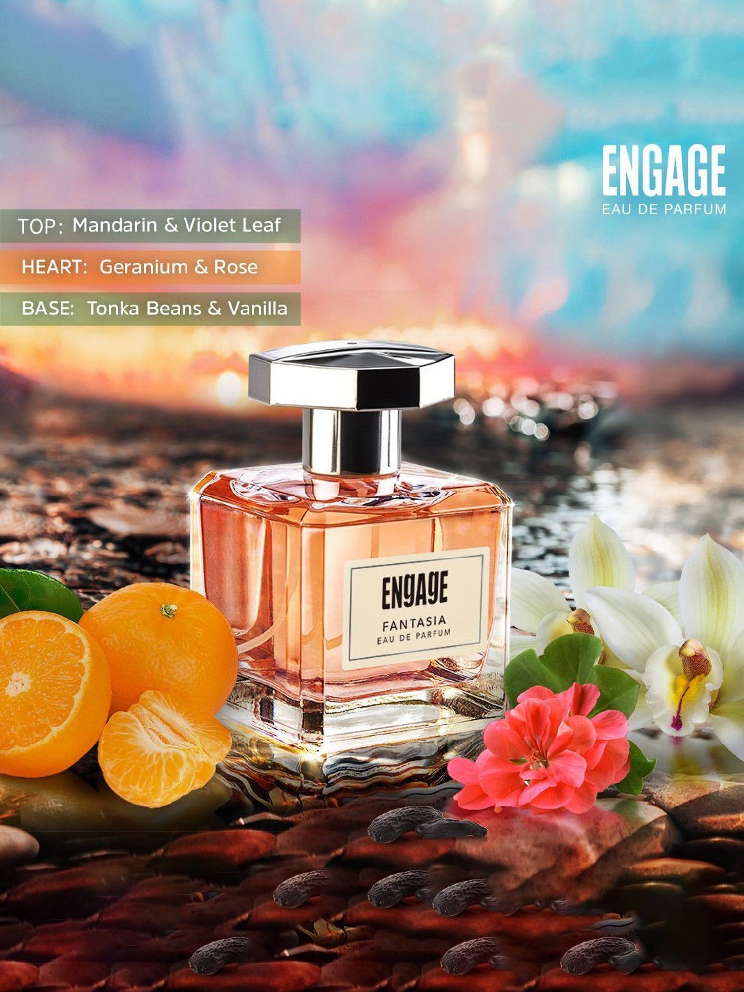 Engage Fantasia Eau de Parfum for Women with Tester - 100 ml