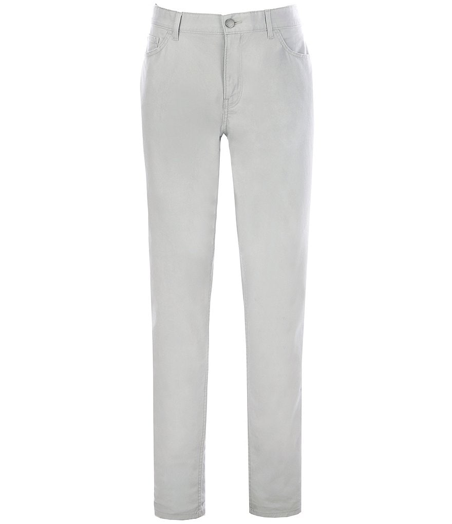 Michael Kors Slim-Fit Parker Stretch Flat Front Twill Pants