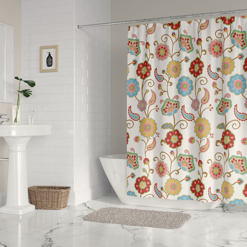 Owl Ya Doin Shower Pink Curtain - Homewear