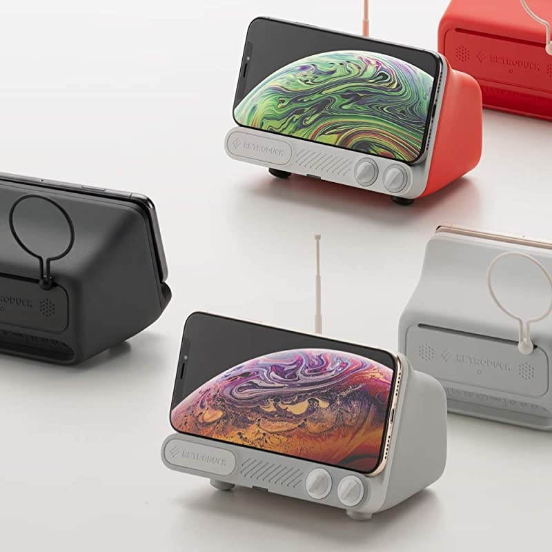 Q, [Qi Certified] 10W Fast Charge Wireless Charging Dock-Fast Wireless Charger for iPhone Xs, XS Max, XR, X, 8, 8 Plus, 11, 11 pro, SE 2020 (Compatible w/Samsung, LG, Sony, More) Carmine Red