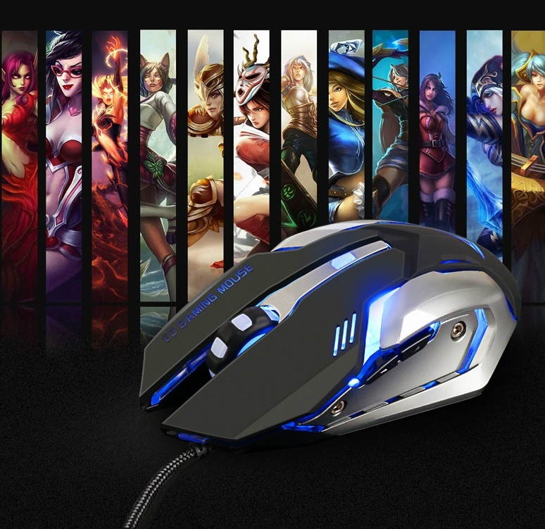 Mouse Wired Mechanical Mouse USB Competition Laptop Computer Desktop Game Mouse