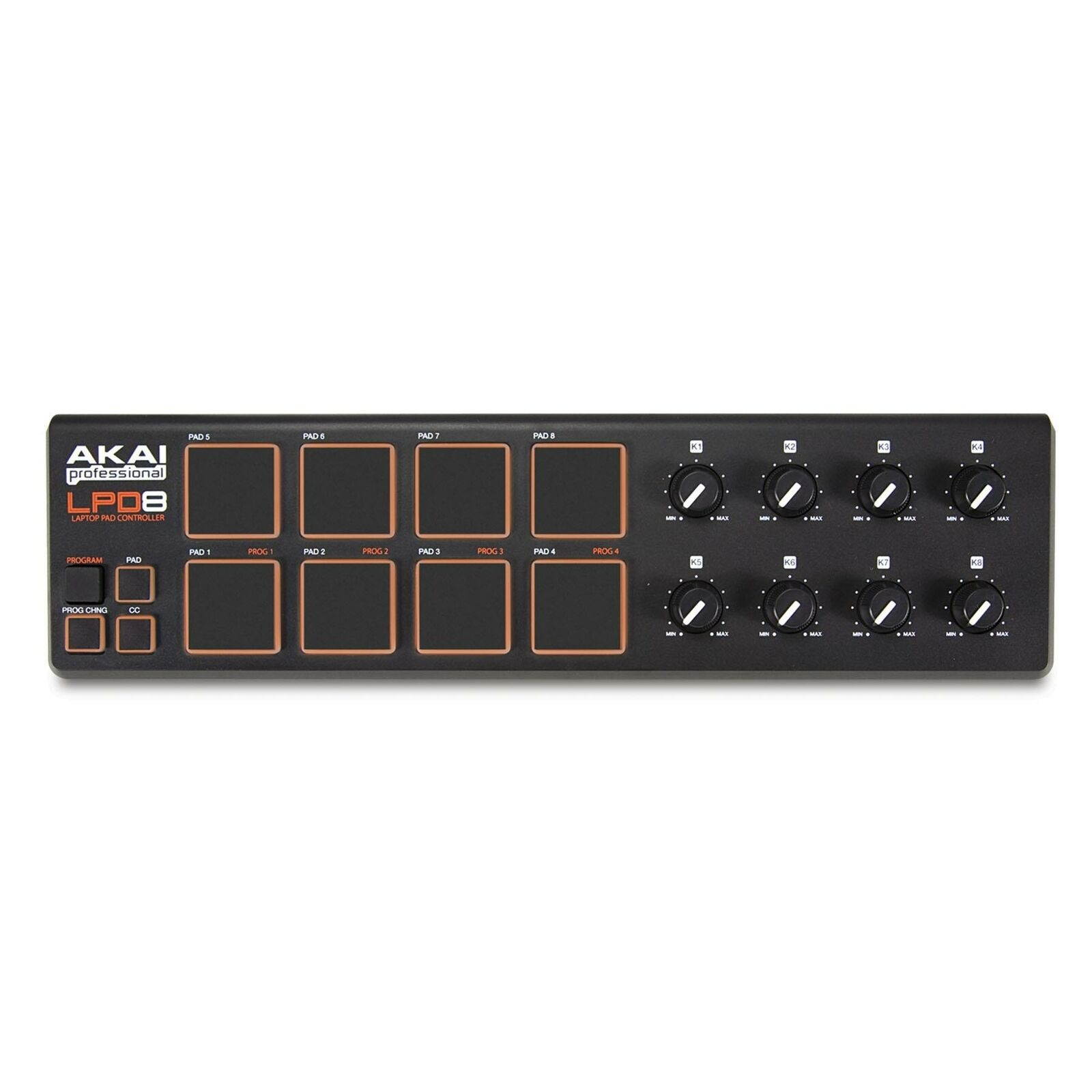 Akai LPD8 - Newest Version - LPD-8 Laptop Controller V2 Ignite