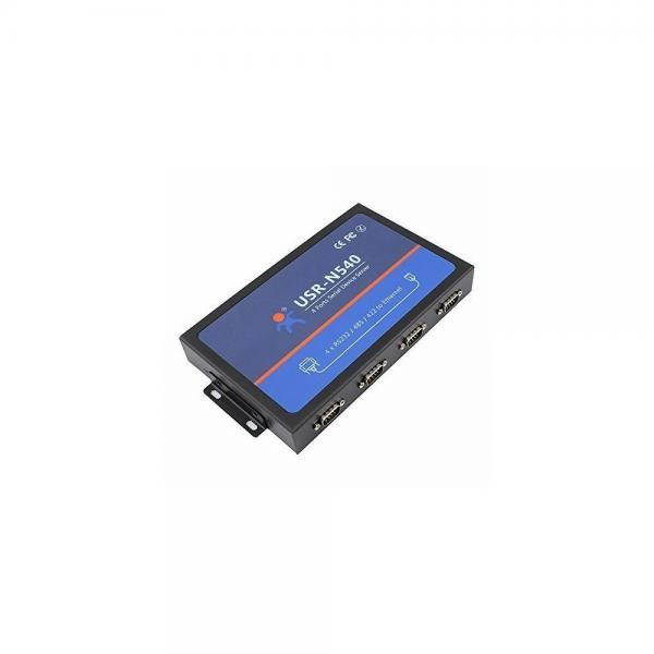 4 Serial Port RS232/RS485/RS422 to Ethernet Converter