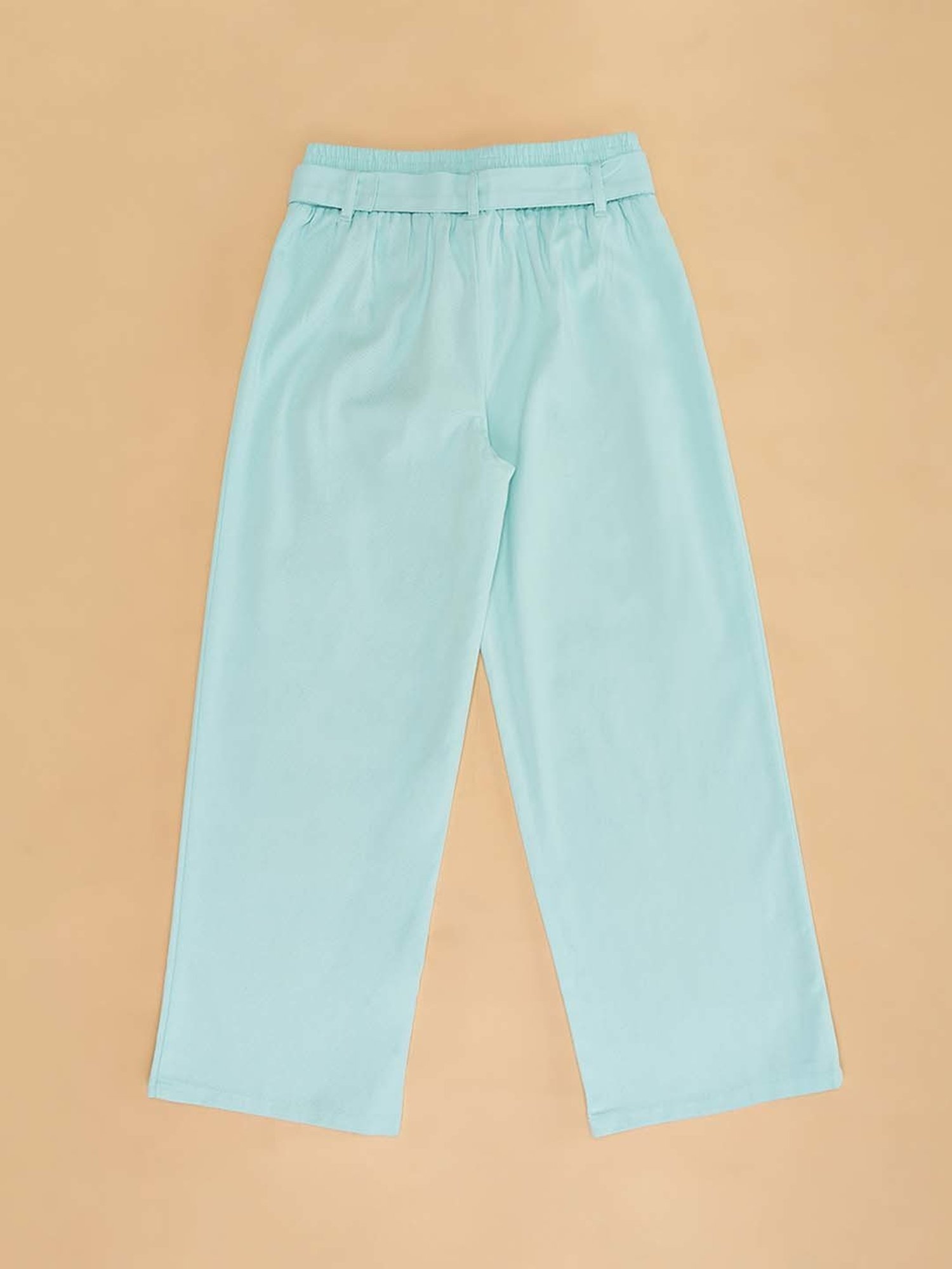 METTLE Girls Navy Solid Joggers