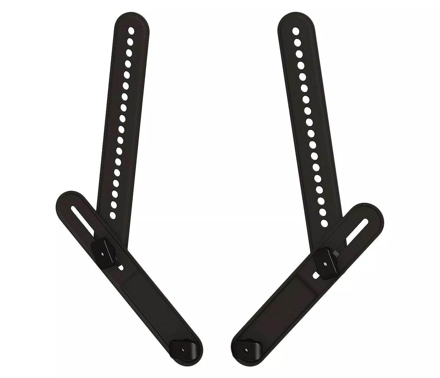 Sanus Accents Sound Bar Mount, Supports Most Models, Supports up to 15lbs, Black