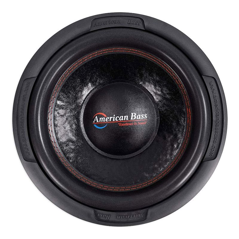 American Bass XD 1244 12 Inch Dual 4 Ohm Voice Coil 1000 Watt Max Power Subwoofer Speaker with 120 Ounce Magnet and Push Terminals