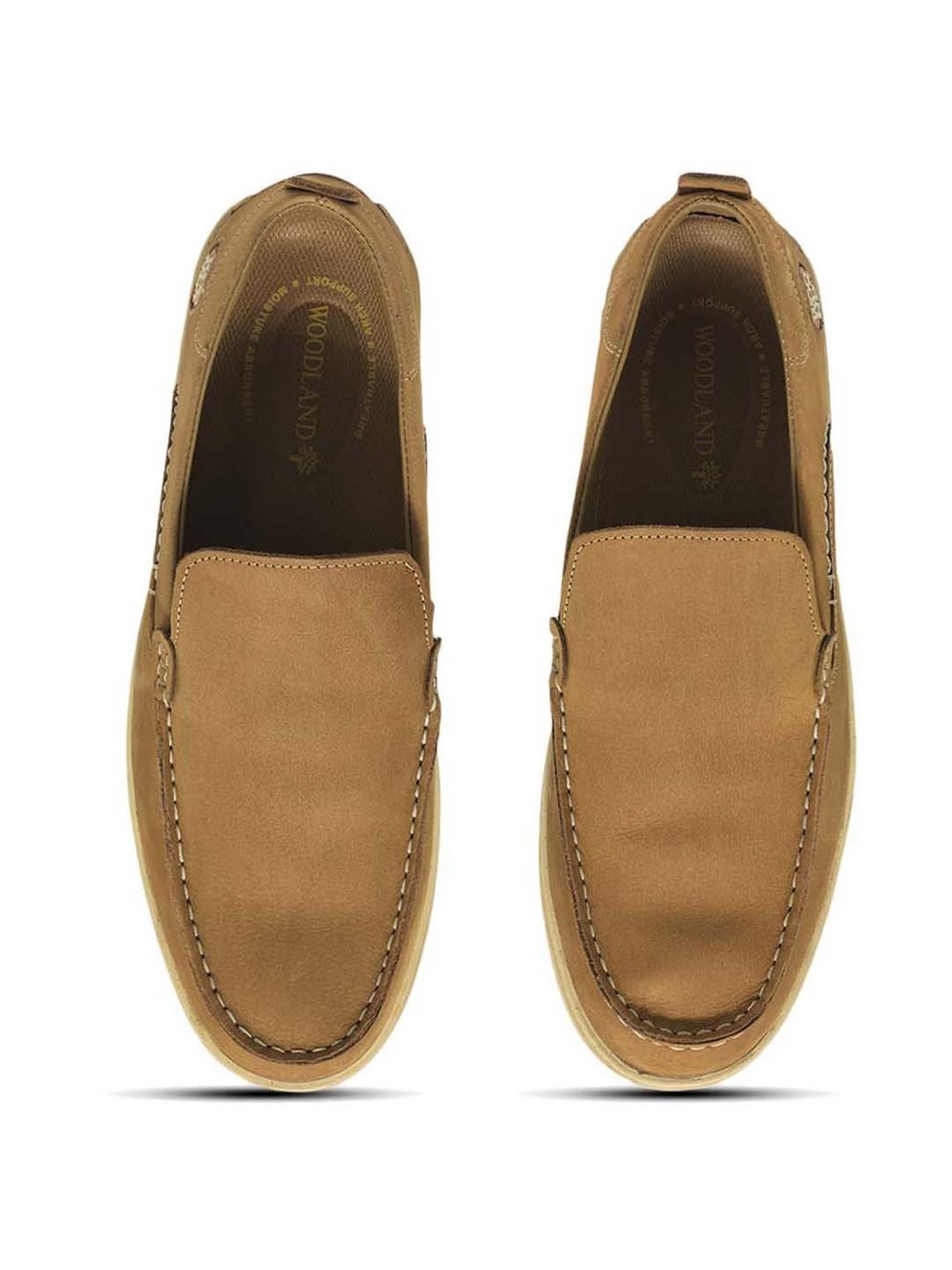 Woodland Men's Camel Casual Loafers