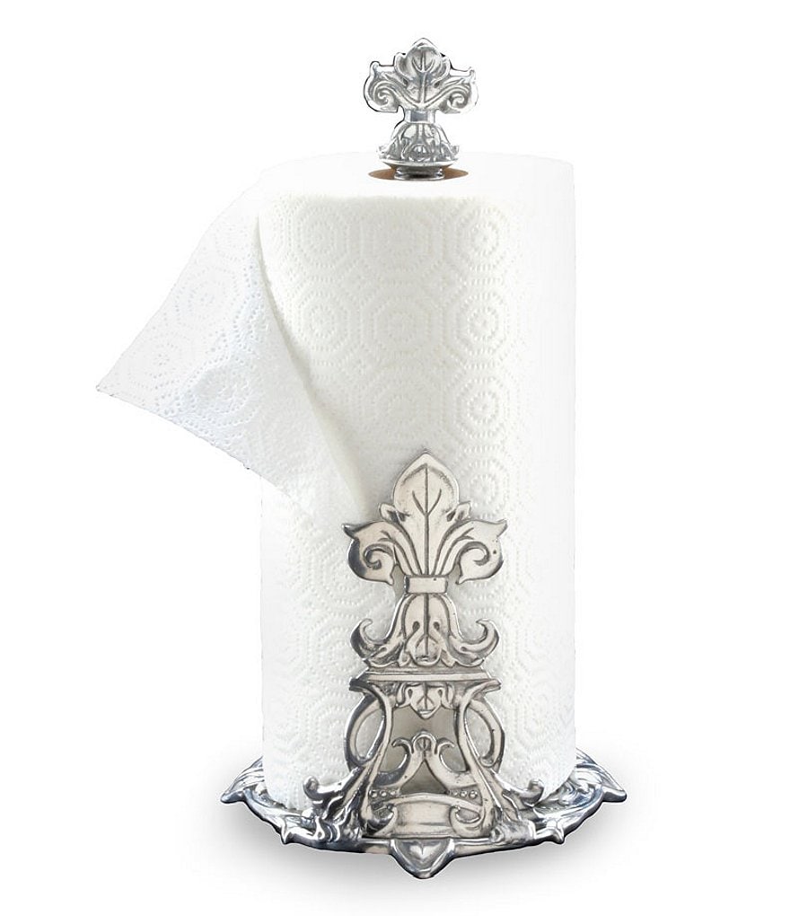 Arthur Court Fleur-de-Lis Paper Towel Holder