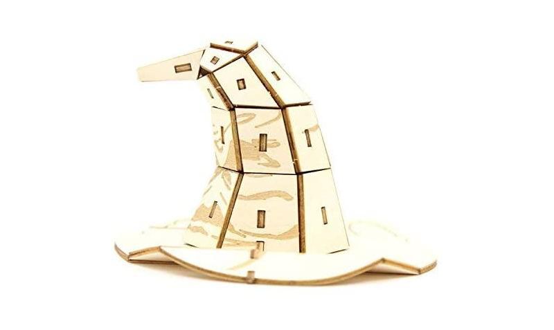 Incredibuilds Harry Potter Sorting Hat Book & Wood Model Figure Kit