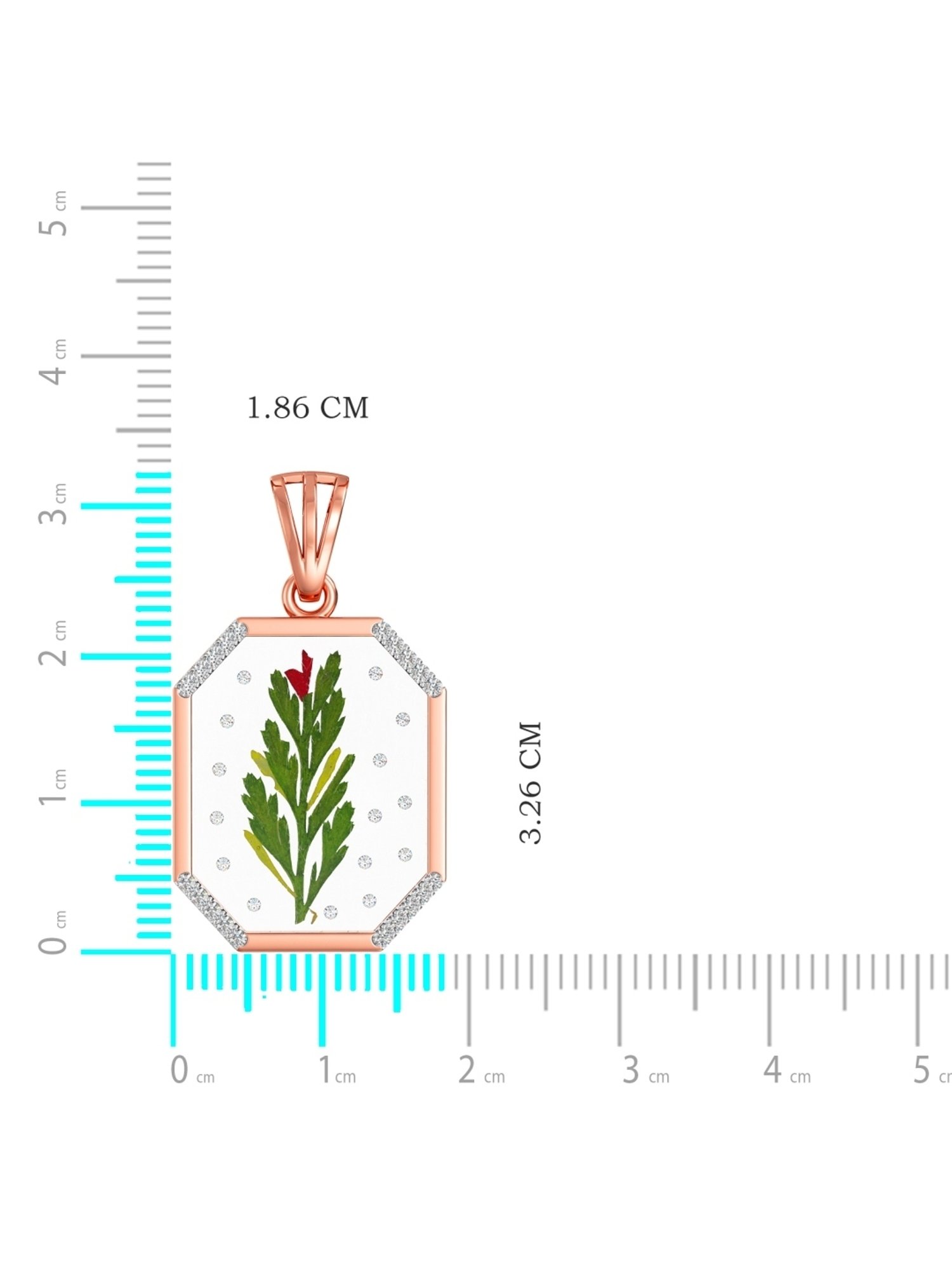 Joyalukkas 18k Gold Sparkle Diamond Pendant