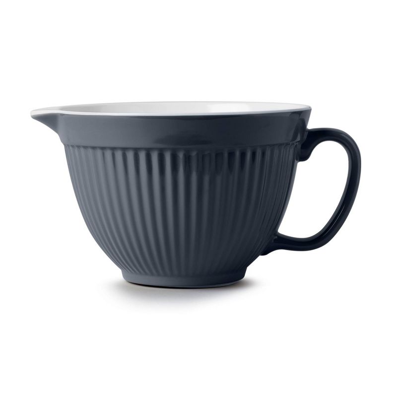 Zeal 8" Retro Melamine Mixing Bowl Gray