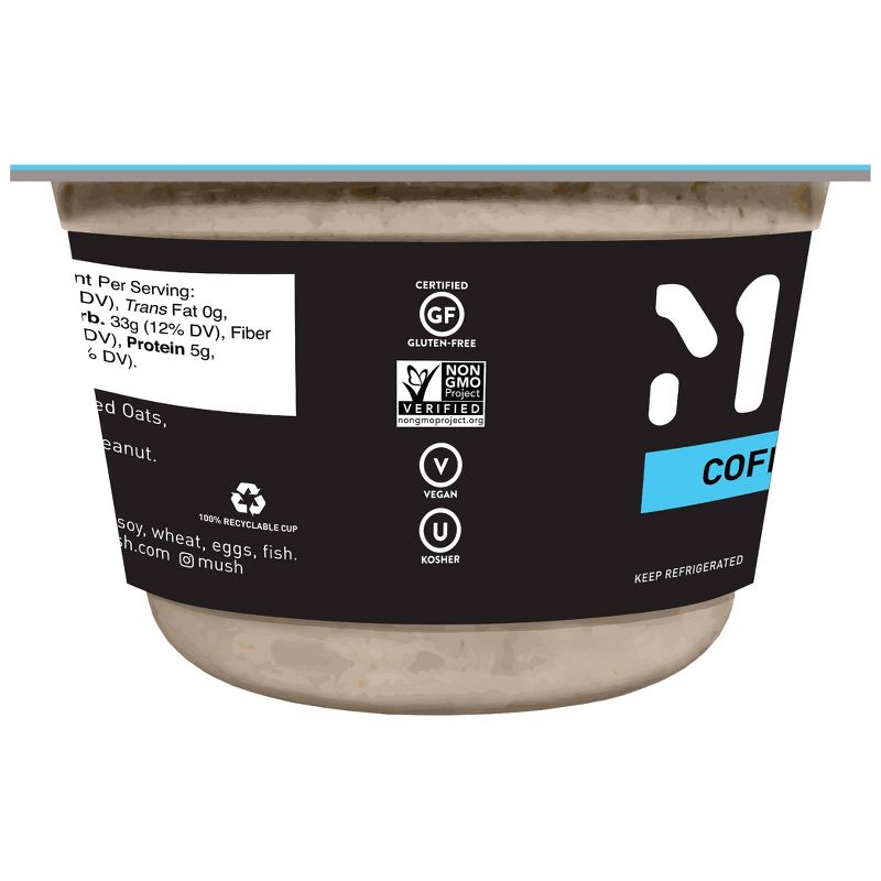 MUSH Coffee & Coconut Cream Ready-to-Eat Oats - 5oz