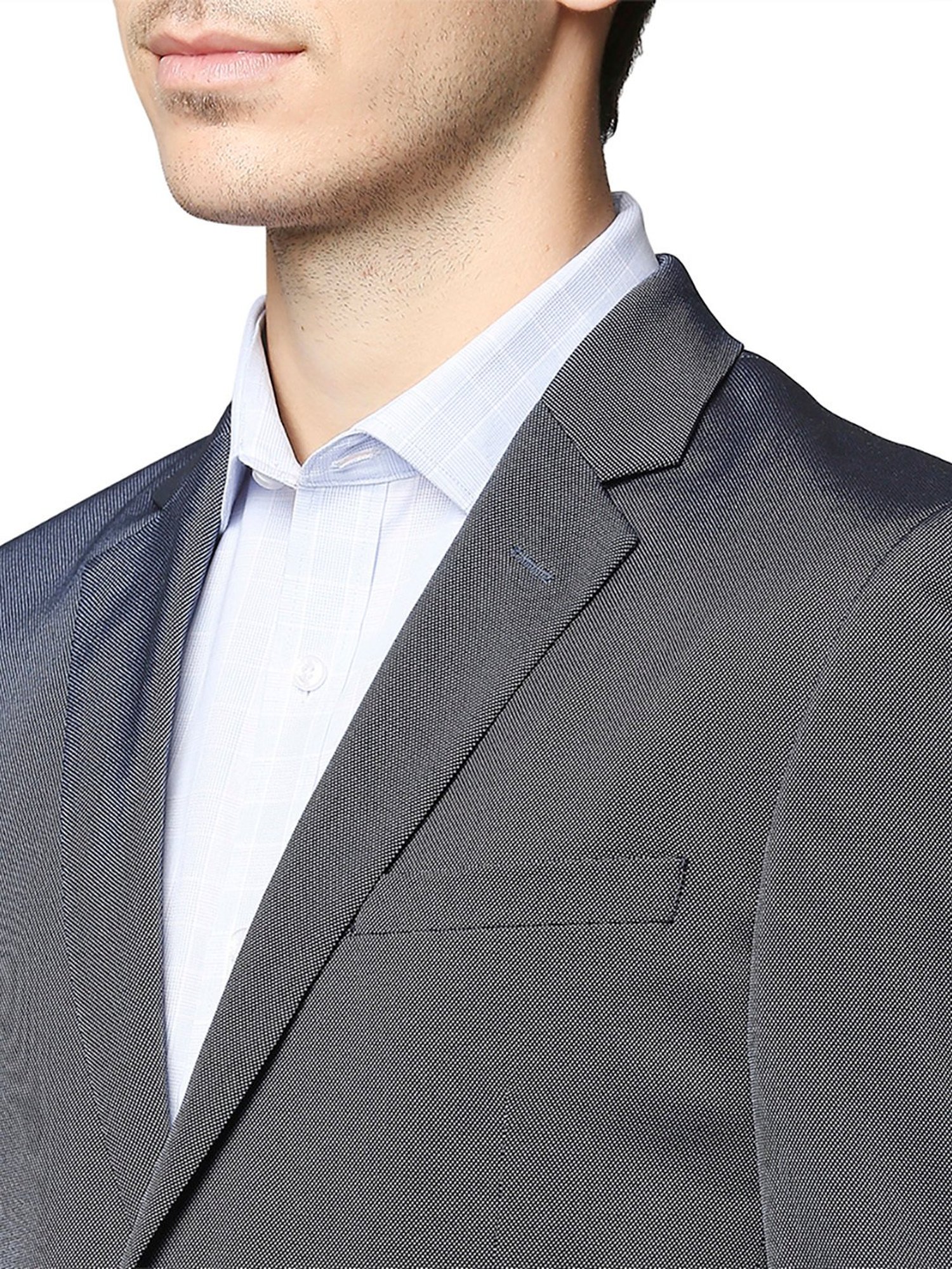 Park Avenue Blue Regular Fit 2-Piece Suit