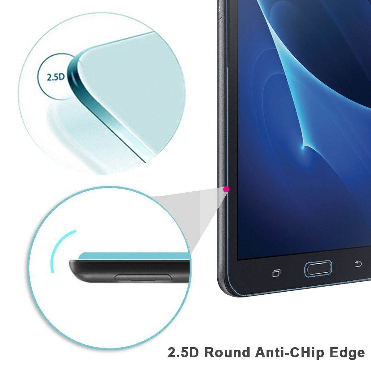 Tempered Glass Screen Protector Film for Samsung Galaxy Tab A 7.0 Inch SM-T280
