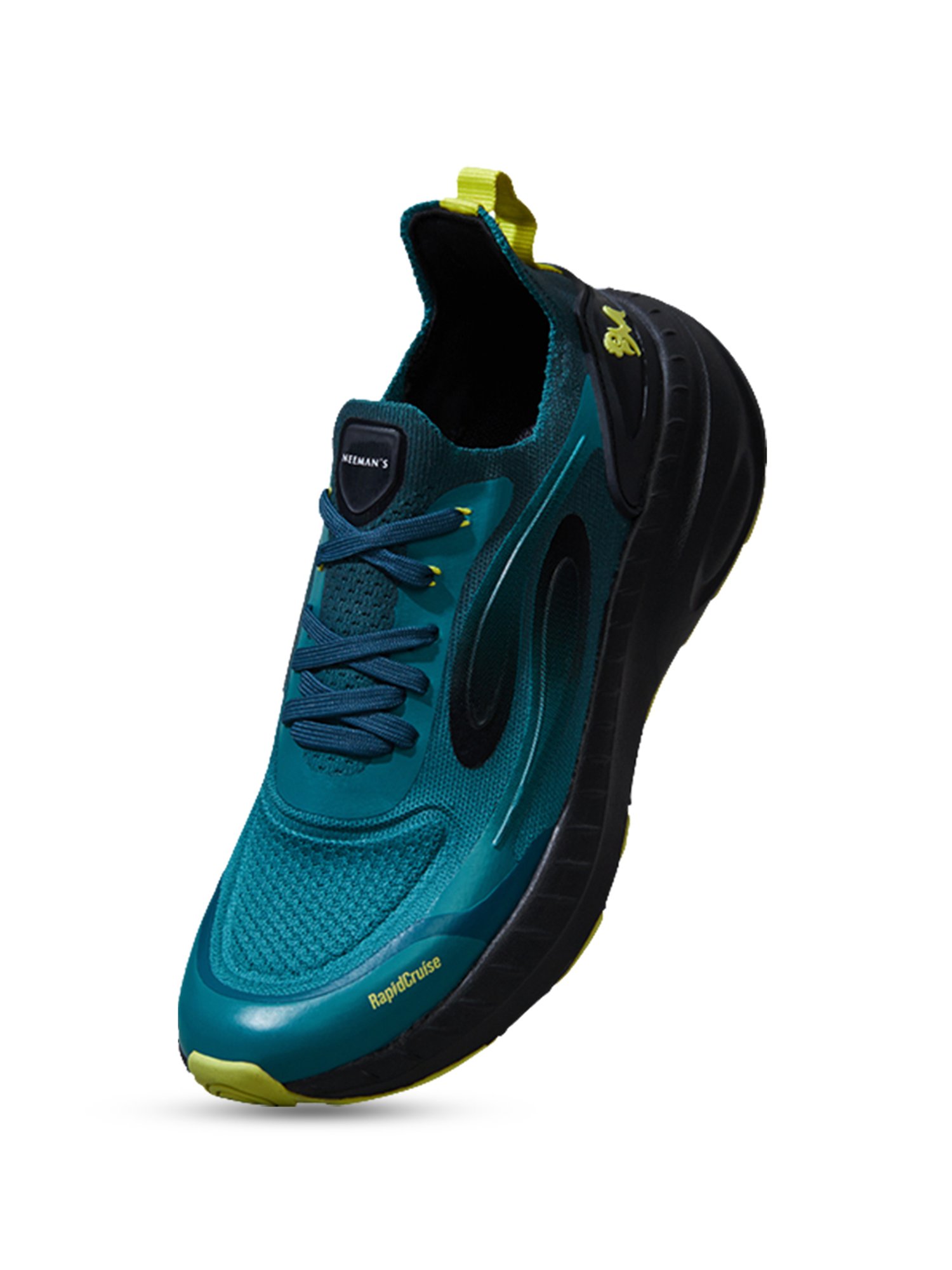 Neemans Men's Teal Green Running Shoes