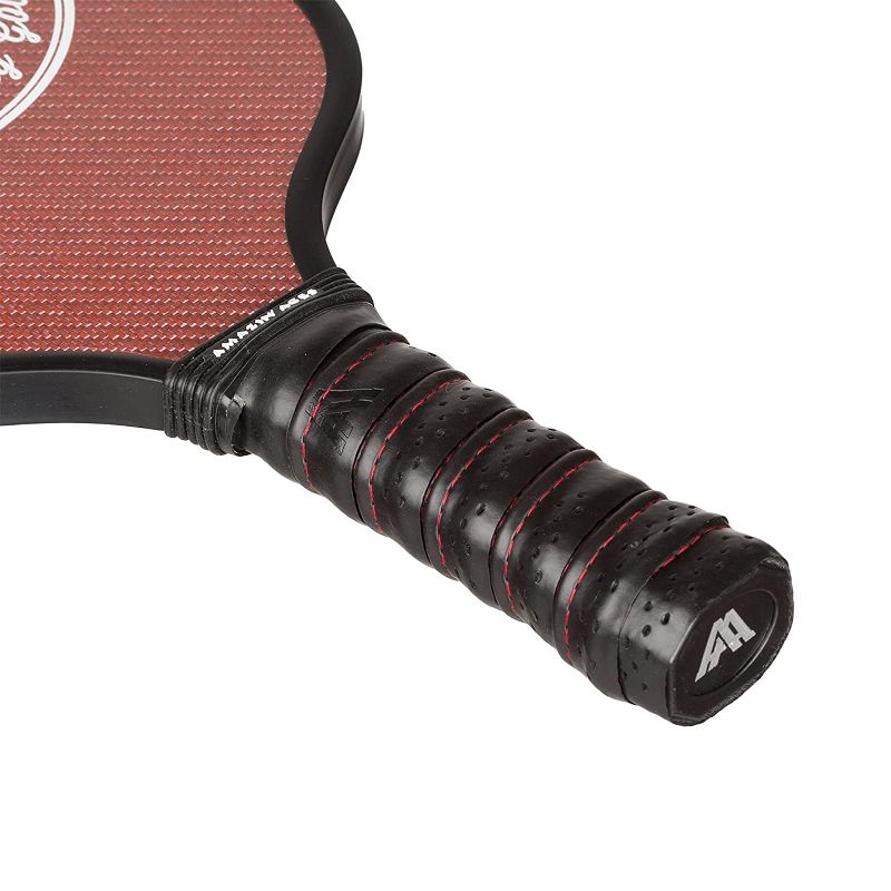 Amazin Aces Classic Pickleball Set with 2 Graphite Face Paddles, 4 Balls, and Carry Bag, Blue & Pink