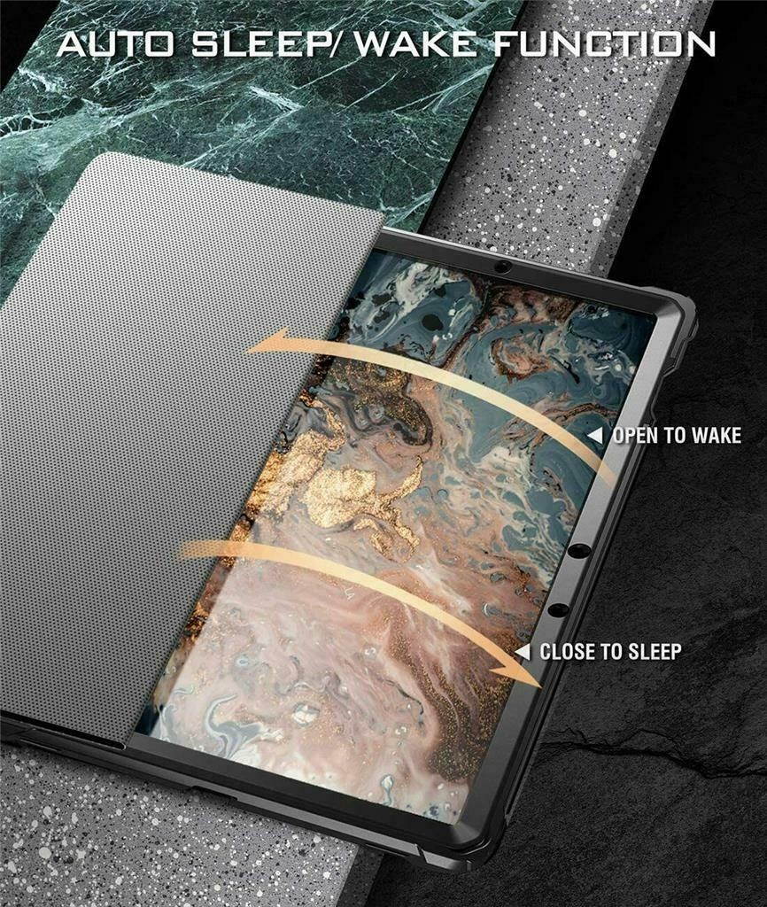 Poetic Smart Case For Galaxy Tab S7 Tablet Cover w/Built-in Kickstand Navy Blue