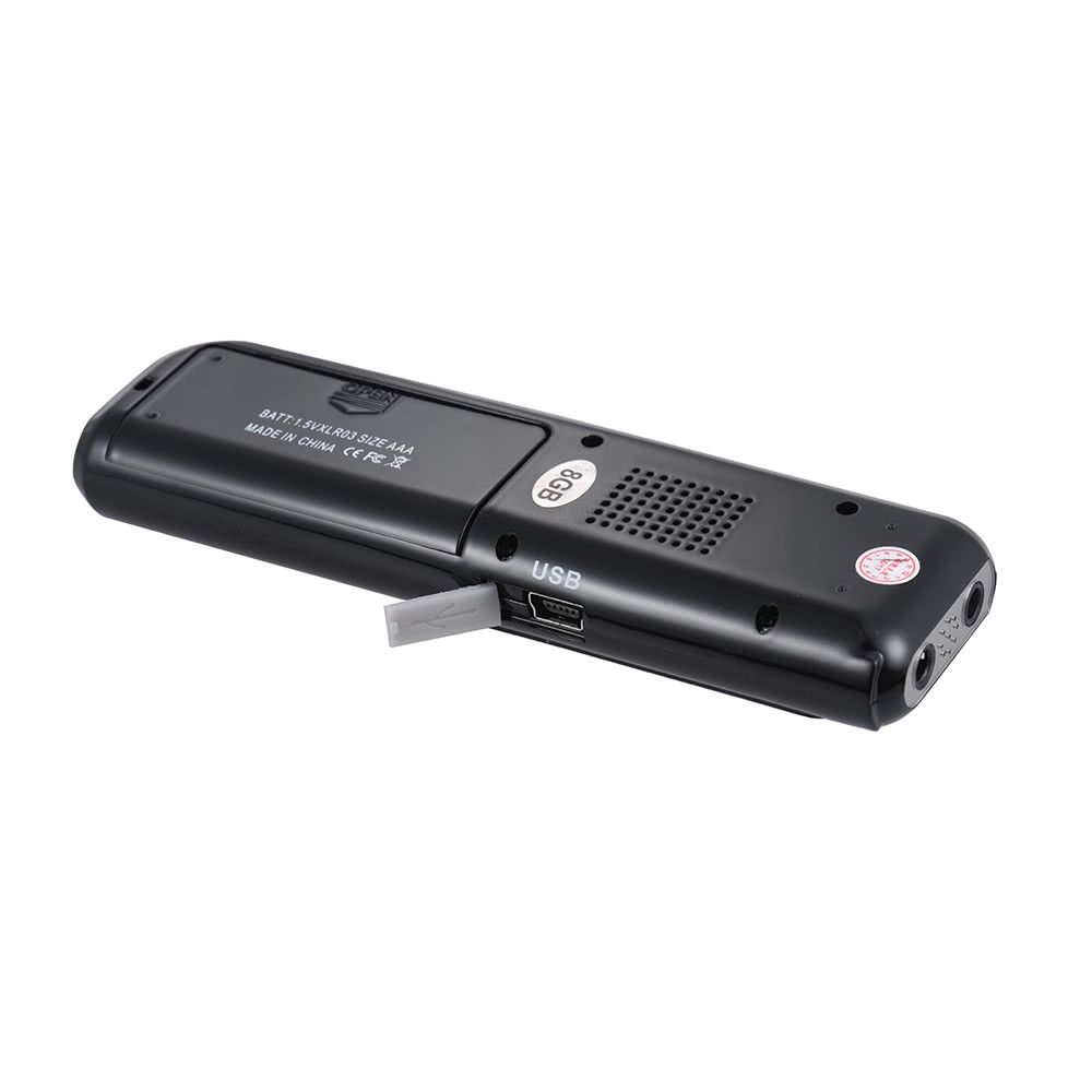 SK-010 8GB Digital Audio Voice Phone Recorder Dictaphone MP3 Music Player Voice Activate VAR A-B Repeating Loop