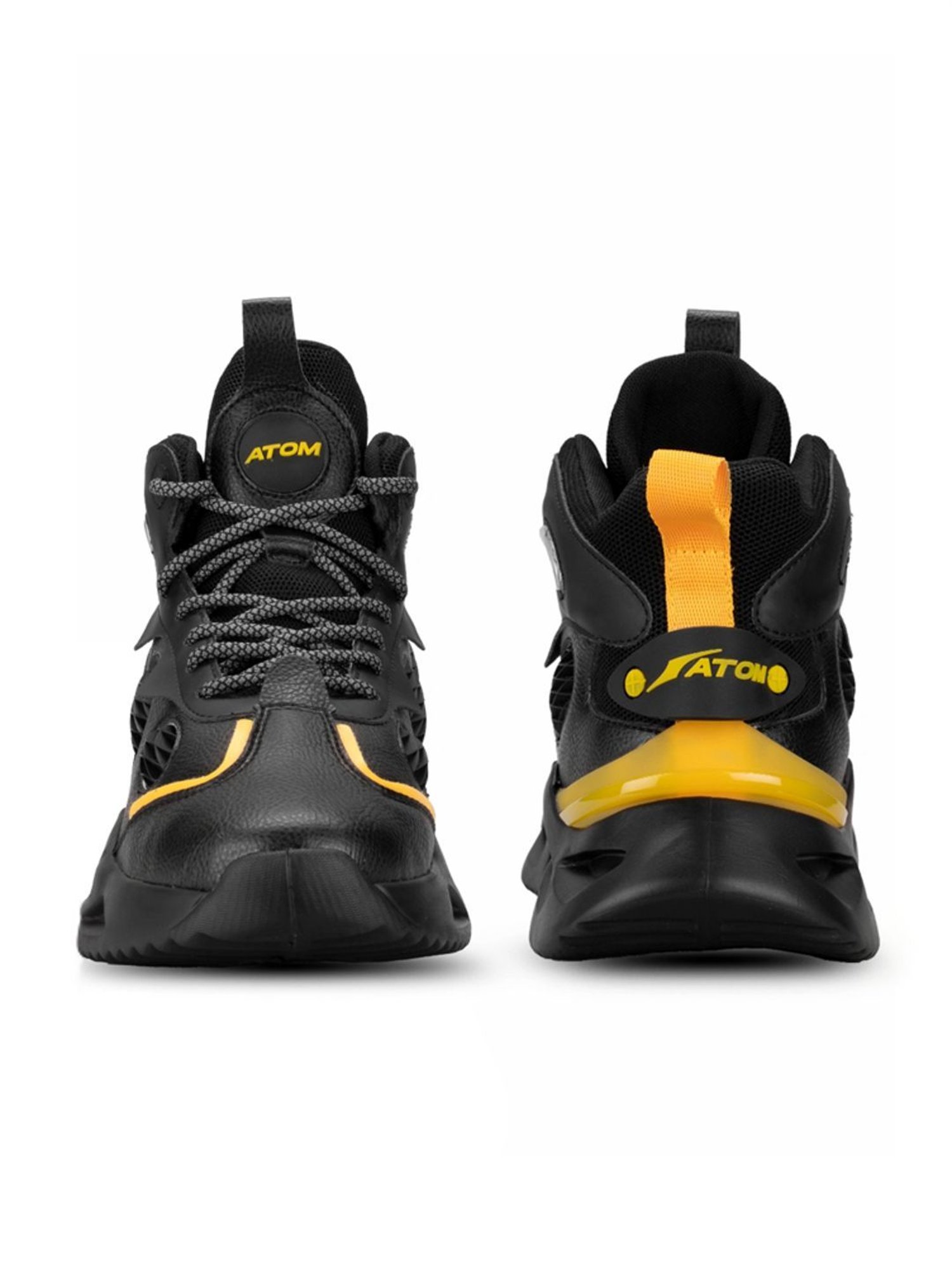 Atom Men's NightWalker Black Running Shoes