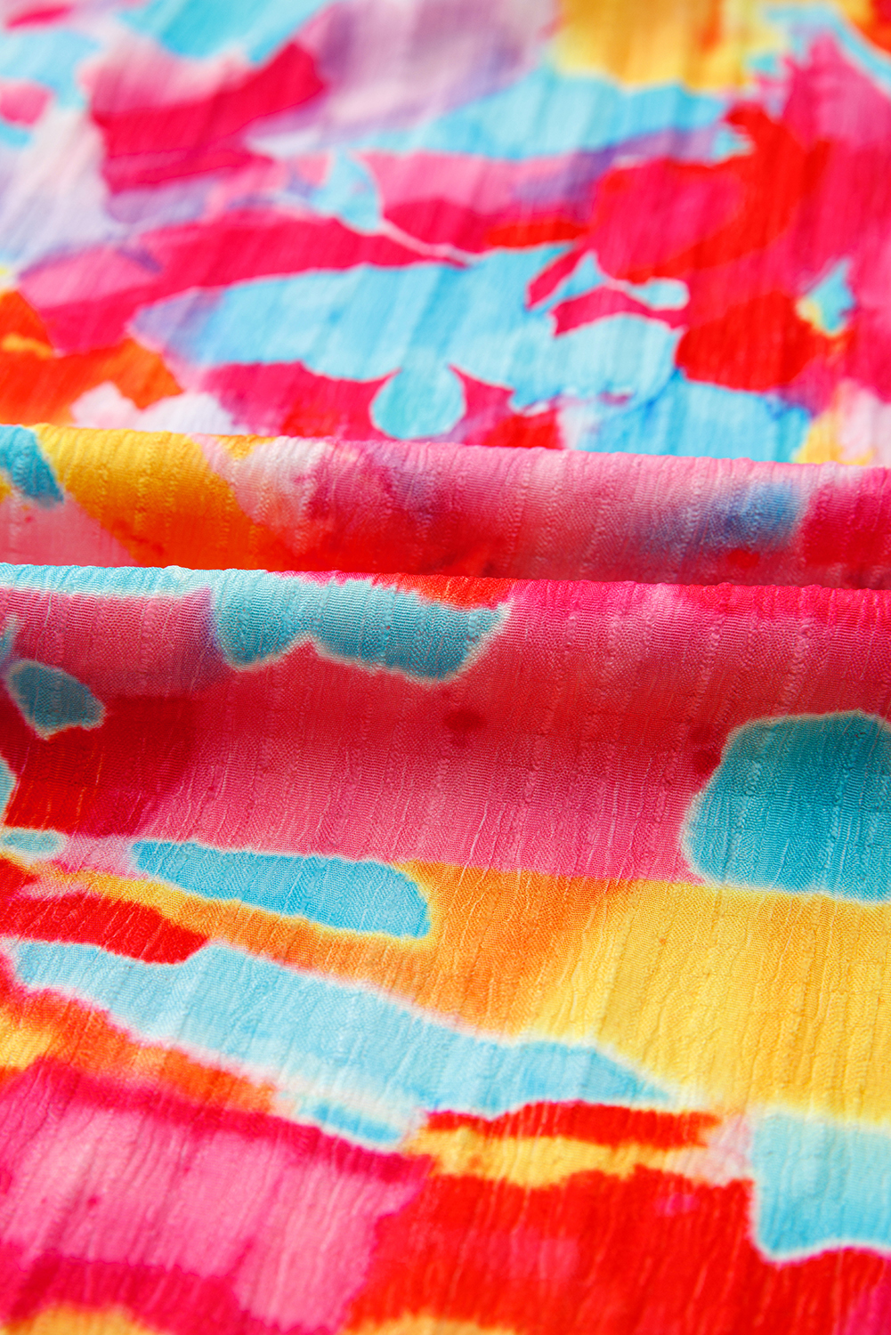 Black Leopard Patchwork Split Neck Ruffle Plus Size Dress