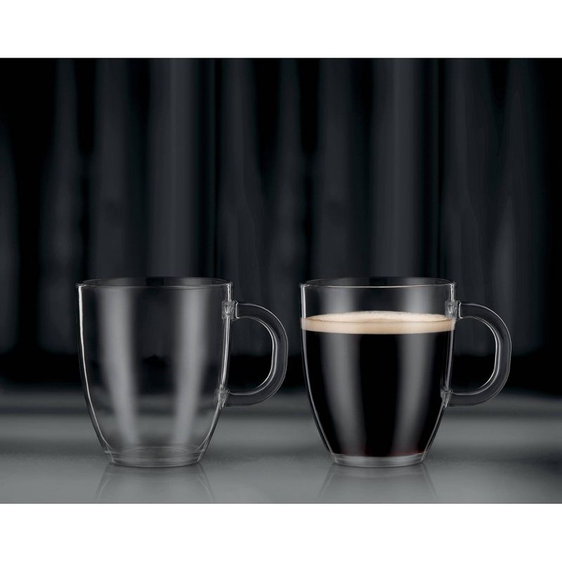 Bodum Caffettiera 8 Cup / 34oz French Press Coffee For Two Set - Black