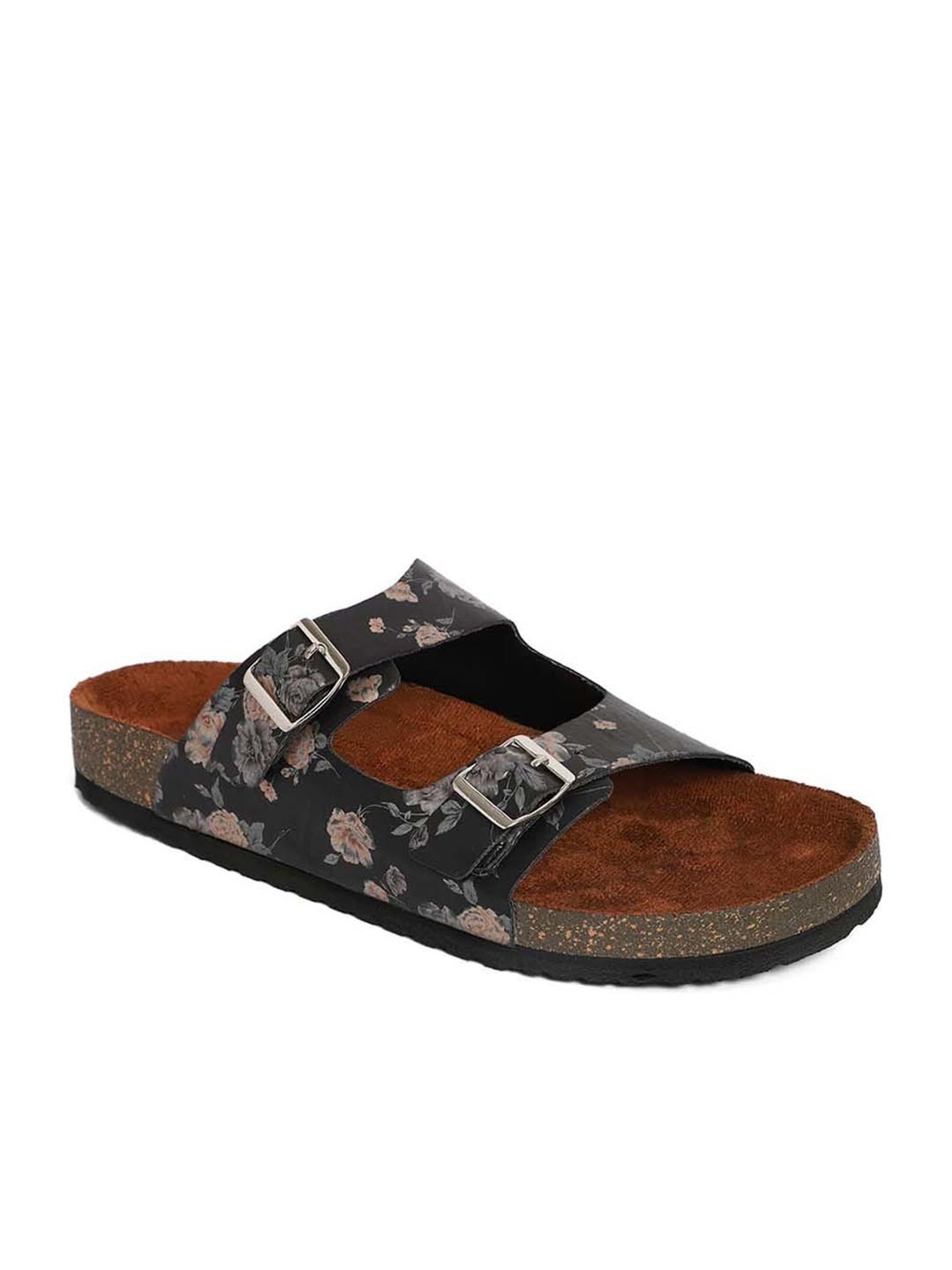 Mozafia Women's Black Casual Sandals