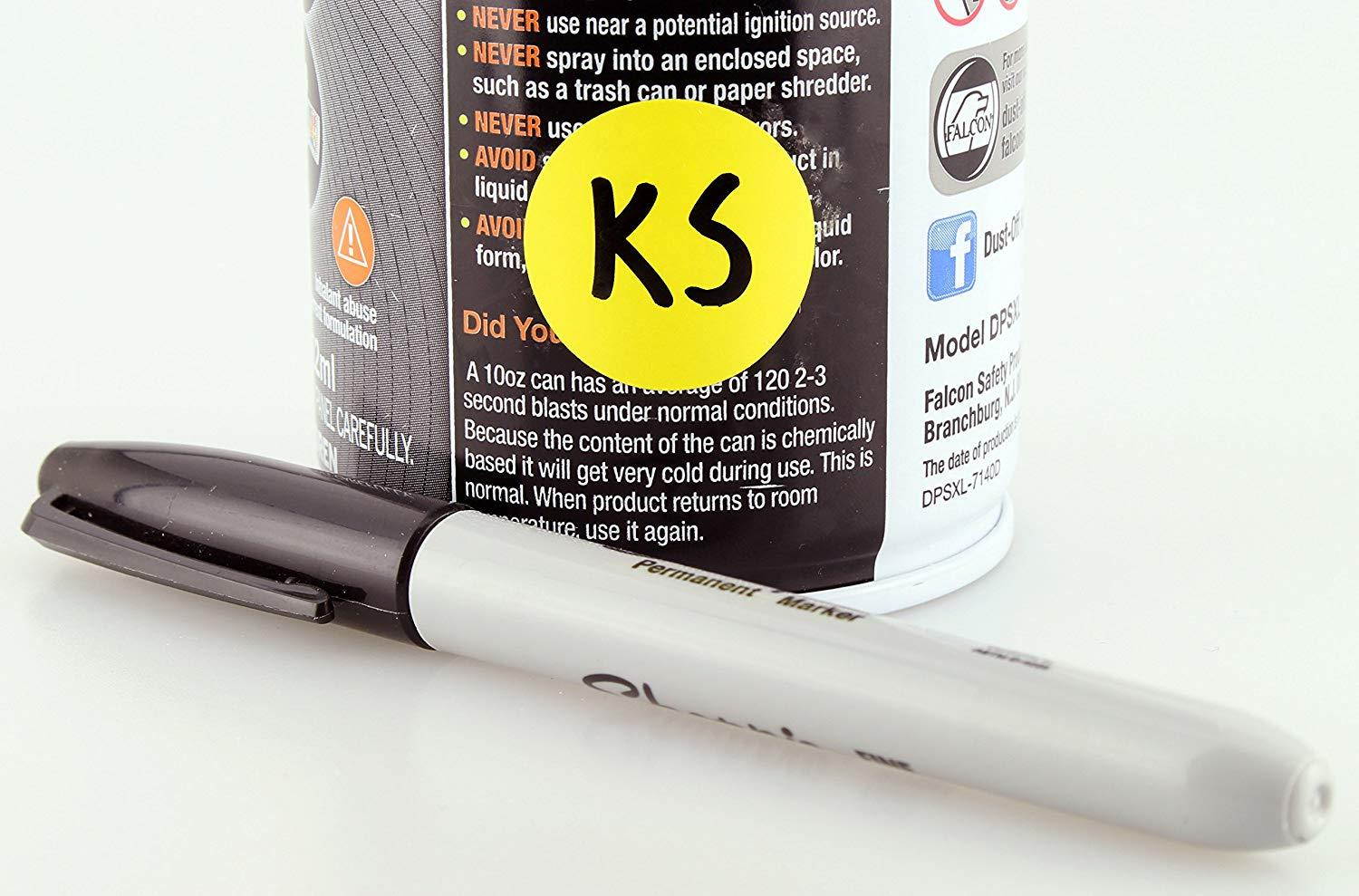 ChromaLabel 1 inch Removable Color-Code Dot Labels | 1,000/Dispenser Box (Yellow)