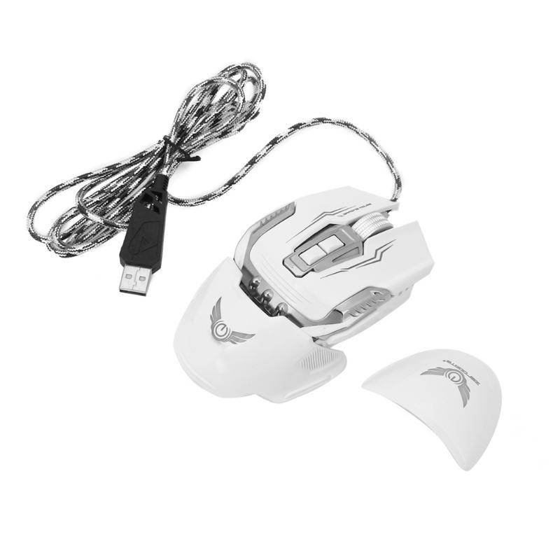 USB Wired Port Pro 3200DPI Macro Optical E-Sports Gaming Mouse 1.7m Wire Length Professional Gamer Mice for PC Computer Laptop