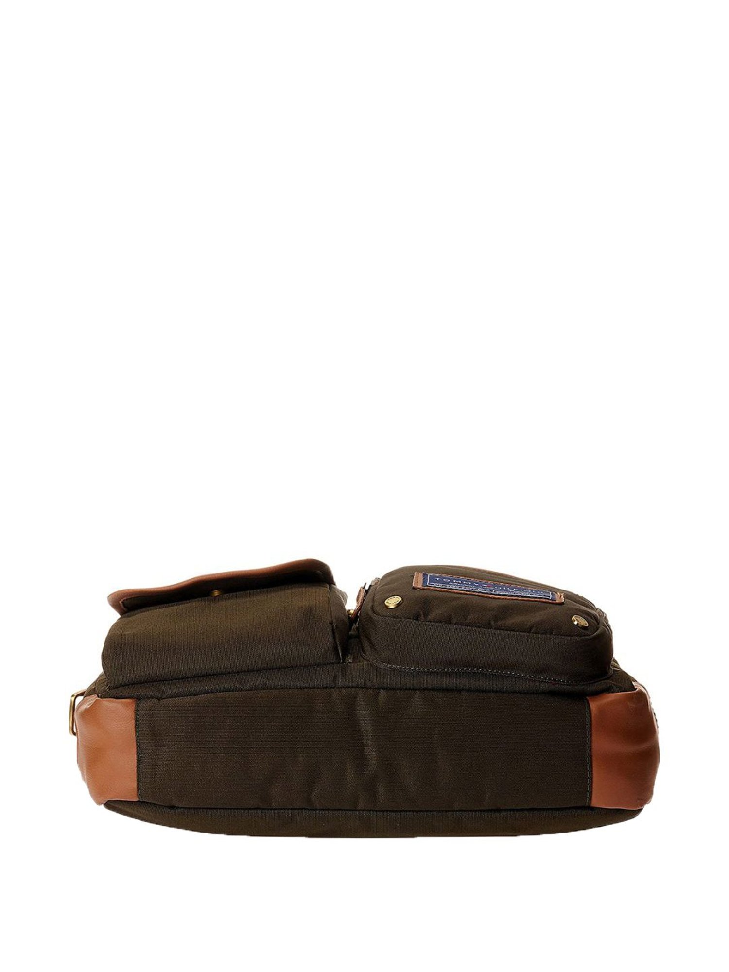 Priority Black Synthetic Large Messenger Bag