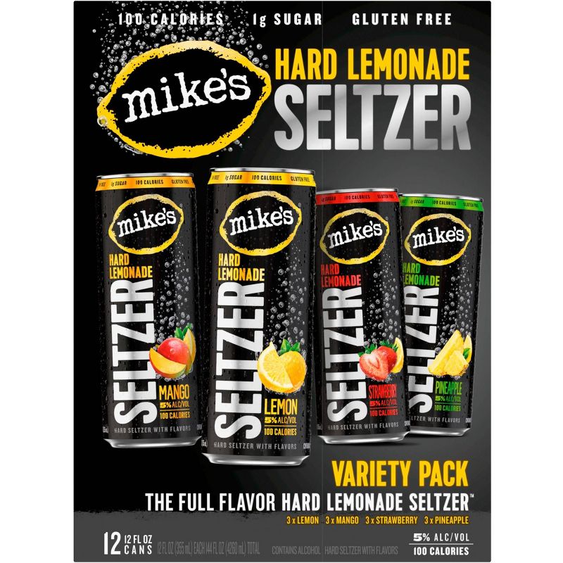 Mike's Hard Lemonade Seltzer Variety Pack- 12pk/12 fl oz Cans