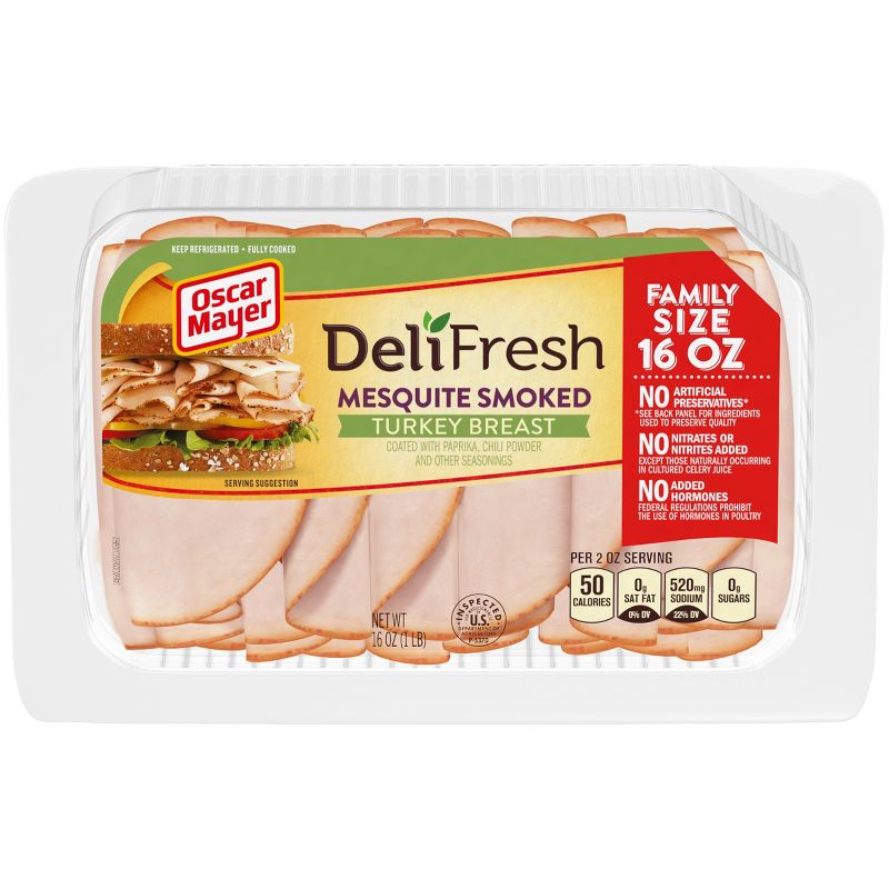 Oscar Mayer Deli Fresh Mesquite Smoked Turkey Breast - 16oz