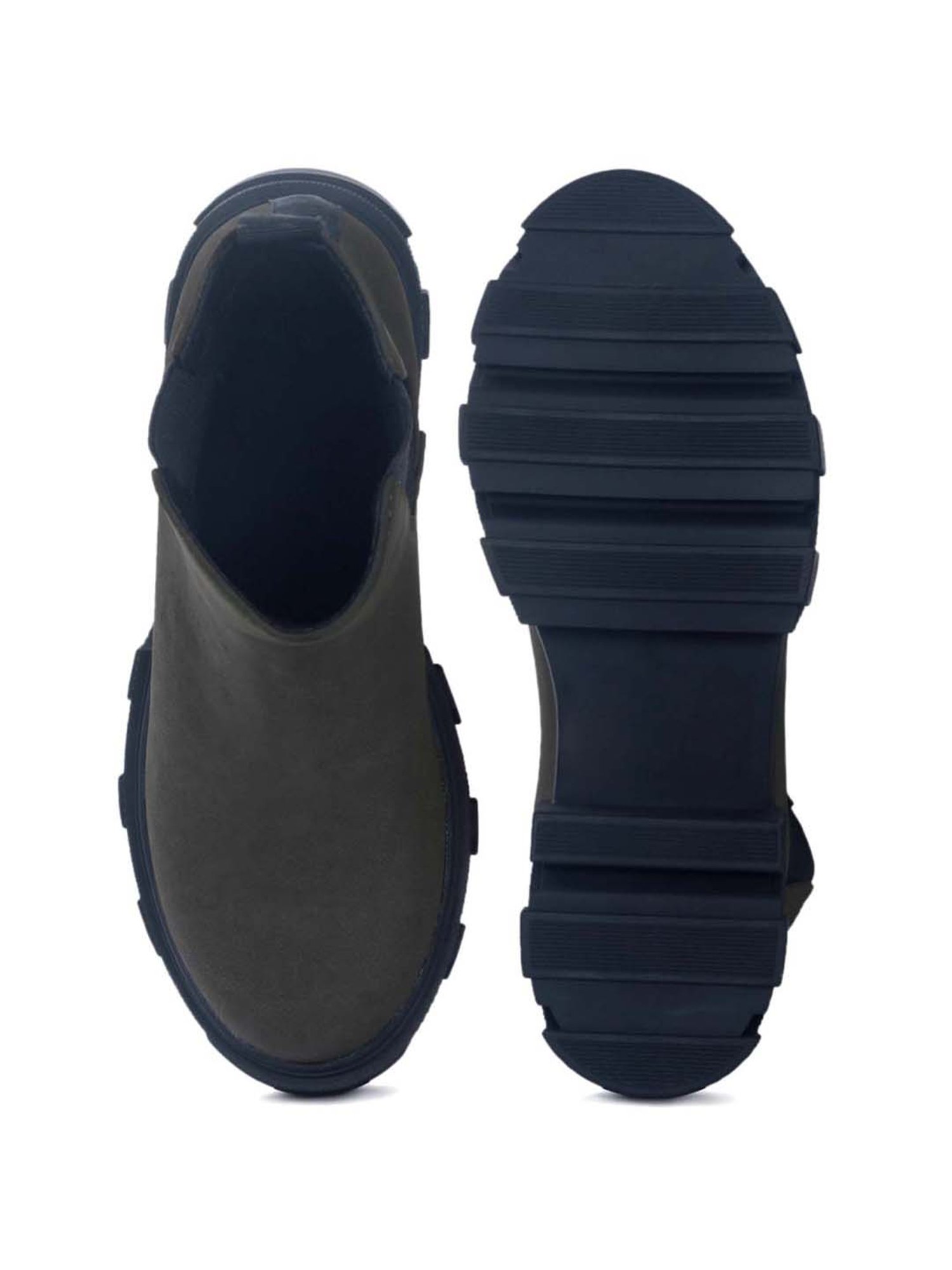 London Rag Women's Olive Green Casual Booties