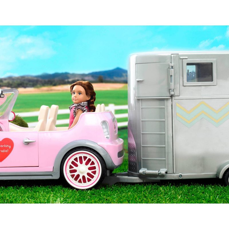 Lori Doll Horse Trailer Accessory for 6" Dolls - Hoofing It!