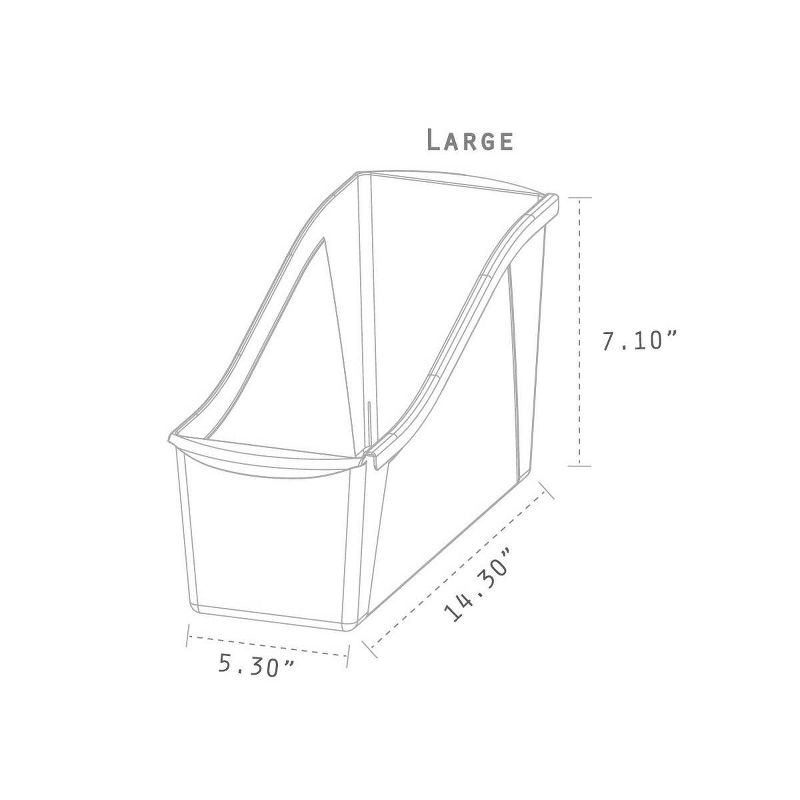 Storex 30ct Interlocking Durable Book and Binder Holders - Primary Colors