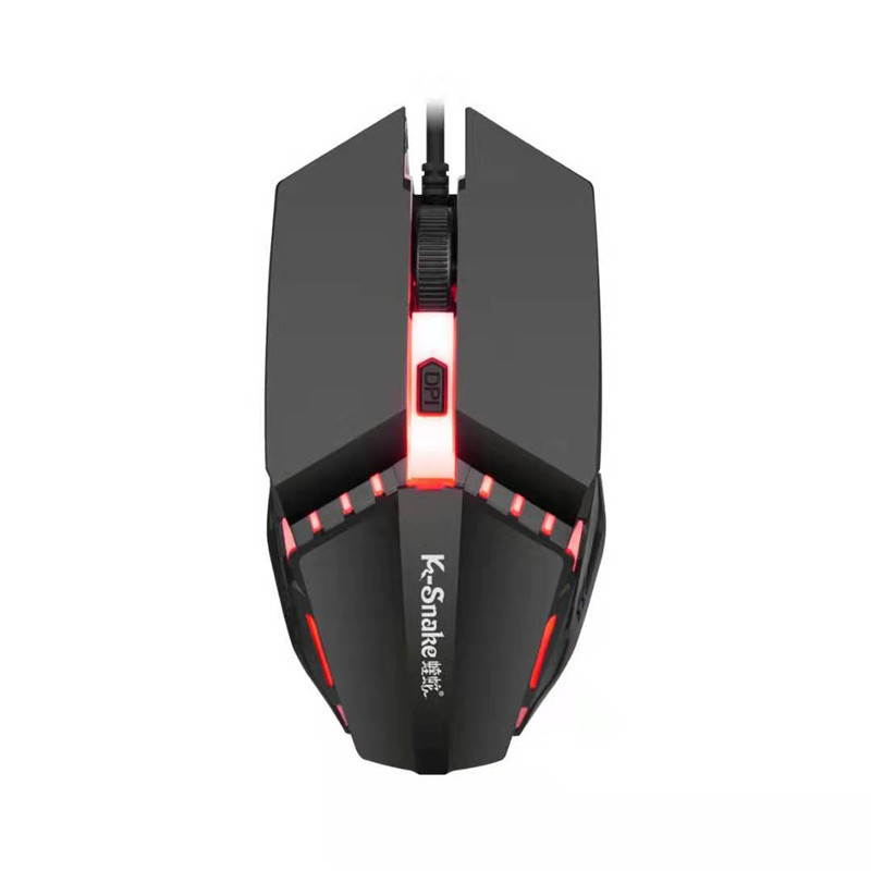 M11 Gaming Electronic Sports RGB Streamer Horse Running Luminous USB Wired PC Computer 1600DPI Laptop Mouse Both hands