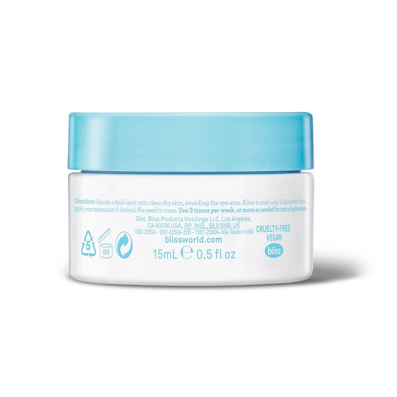 bliss Moisture Intensifier Hyaluronic Acid Facial - 0.5 fl oz