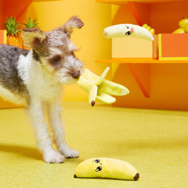 BARK Prudence and Imprudence the Bananas Dog Toy